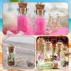 16 Pcs Mini Glass Bottles with Cork Stoppers - 1.5ml Small Empty Containers, Tiny Glass Jars with Lids, Spell Jars ing Bottles Message Glass Bottles