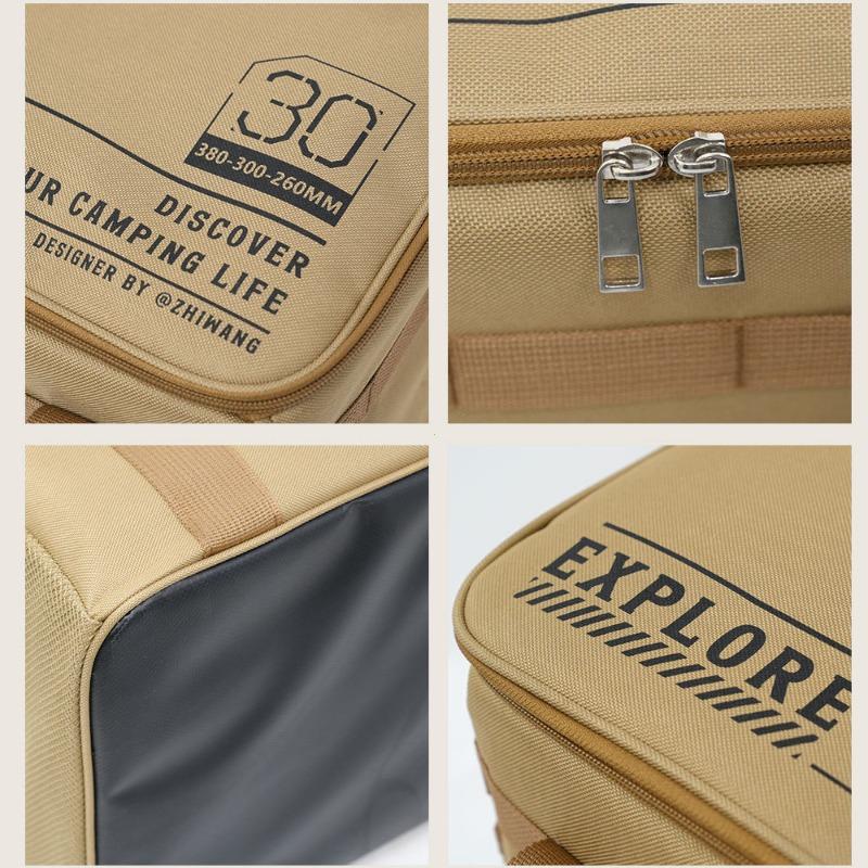 Outdoor Folding Storage Box, Picnic Camping Storage Box, Tableware, Kitchenware, Outdoor Tactical Storage Bag, Large Capacity