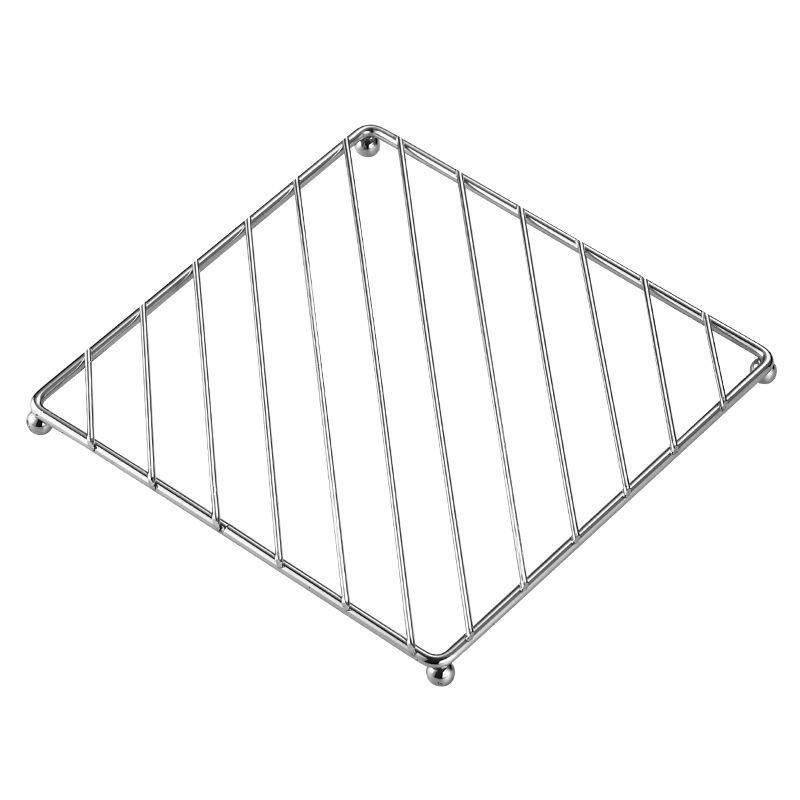 Stainless Steel Coaster Set - Thickened Heat Insulation Pad for Kitchen Table Pot Holder Dish Mat Steamer Rack Cooling Grid