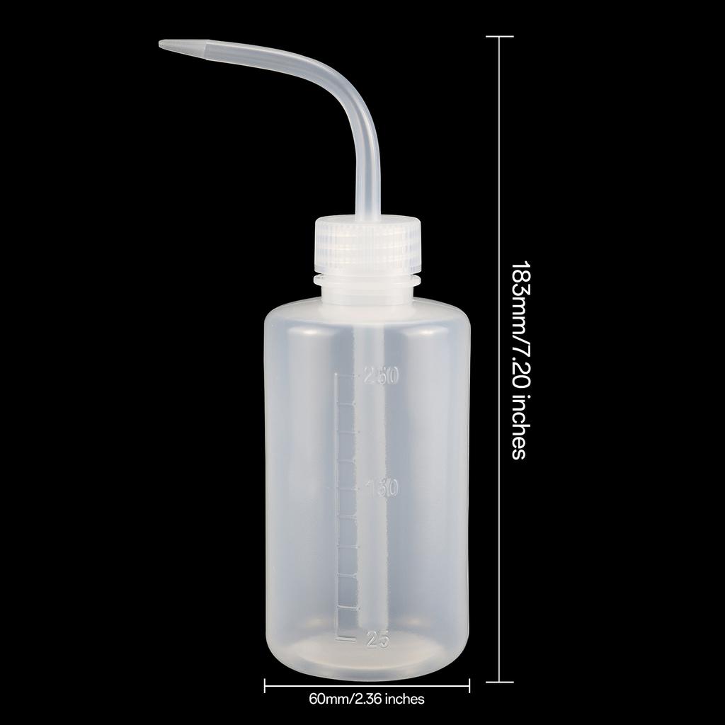 250/500/1000mL Plastic Squeeze Bottle with Scale Labels Watering Tools Watering Can White for Indoor Plants Cleaning Washing