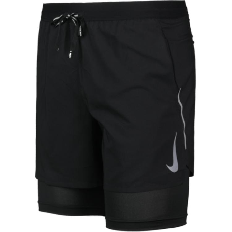 Nike As M Nk Flx Stride Short 5In Comfortable Skin-Friendly Elastic Casual Shorts Men Shorts Black AJ7783-010