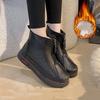 Winter Warm Cotton Shoes, Women's Plus Velvet Thickened Shoes, Soft-soled Waterproof and Cold-resistant Snow Boots, Short Boots