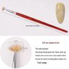 Wooden Handle Nail Art Pen Set - Brushes for Salons, Liner, Round Head, Gel Polish, Carving, Gradient, Smudge.