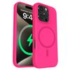 For iPhone 16 Pro Max Case Compatible with MagSafe PC+Liquid Silicone Phone Cover