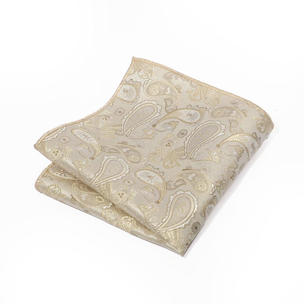 Herrficka i paisley-mönstrat polyester för affärs- eller fritidskostymer