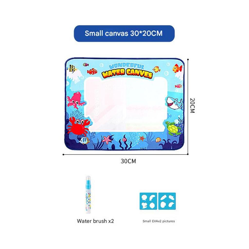 150X100cm  Water Canvas  Drawing Board Repeatedly Doodle Water Painting Carpet Reusable Drawing Mat Kids Toy Gift
