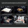 Car Portable Steering Wheel Table Bracket Car Steering Wheel Laptop Stand Beverage Food Coffee Tray Board for Working Eatingable