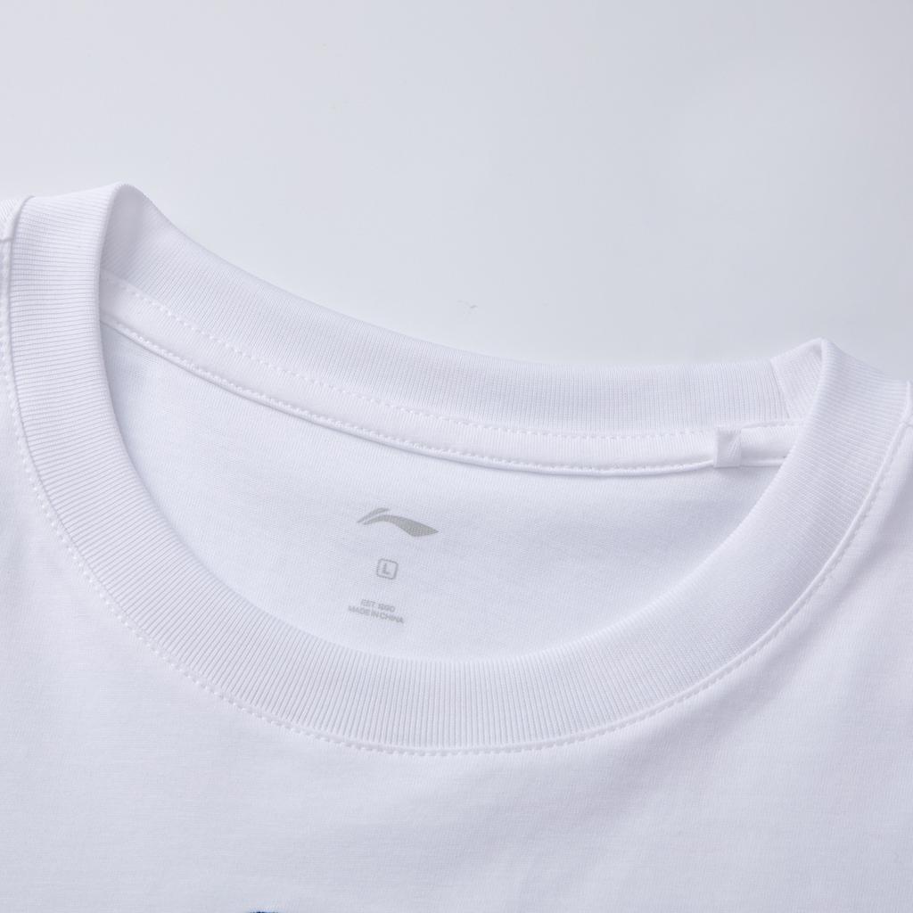 Li-Ning Minimalist Fashion Classic Round Neck Casual Short Sleeve T-Shirt Men tops AHSW773-2
