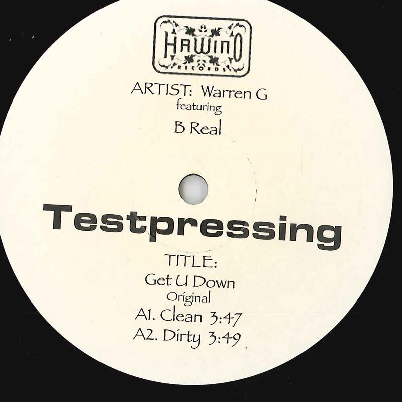 

12inch Record WARREN G - Get U Down B53261701 HAWINO US Rap & Hip-Hop/R&B Used