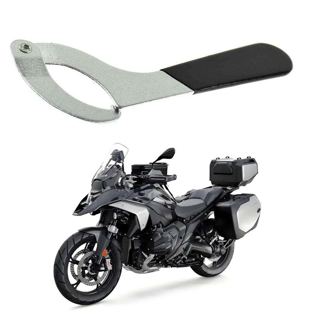 

Motorcycle Adjustable Spanner Wrench 2 To 4- 3/4 Shock Wrench 1pc Steel Tool Spring Universal For Harley For Bmw For Kawasaki чорний