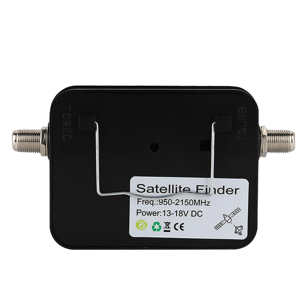 9501 Satellite Finder With Black Background And Yellow Sat Finder 13-18V DC Satellite Finder