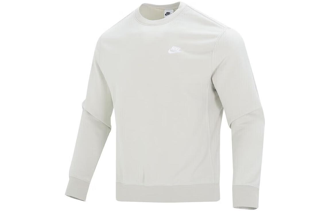 Nike Sweatshirts Men s Gray Crew Neck Moderate Regular BV2667-072 XL