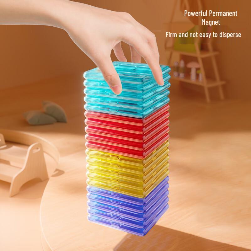 Children's Magnetic Tiles Building Blocks Set