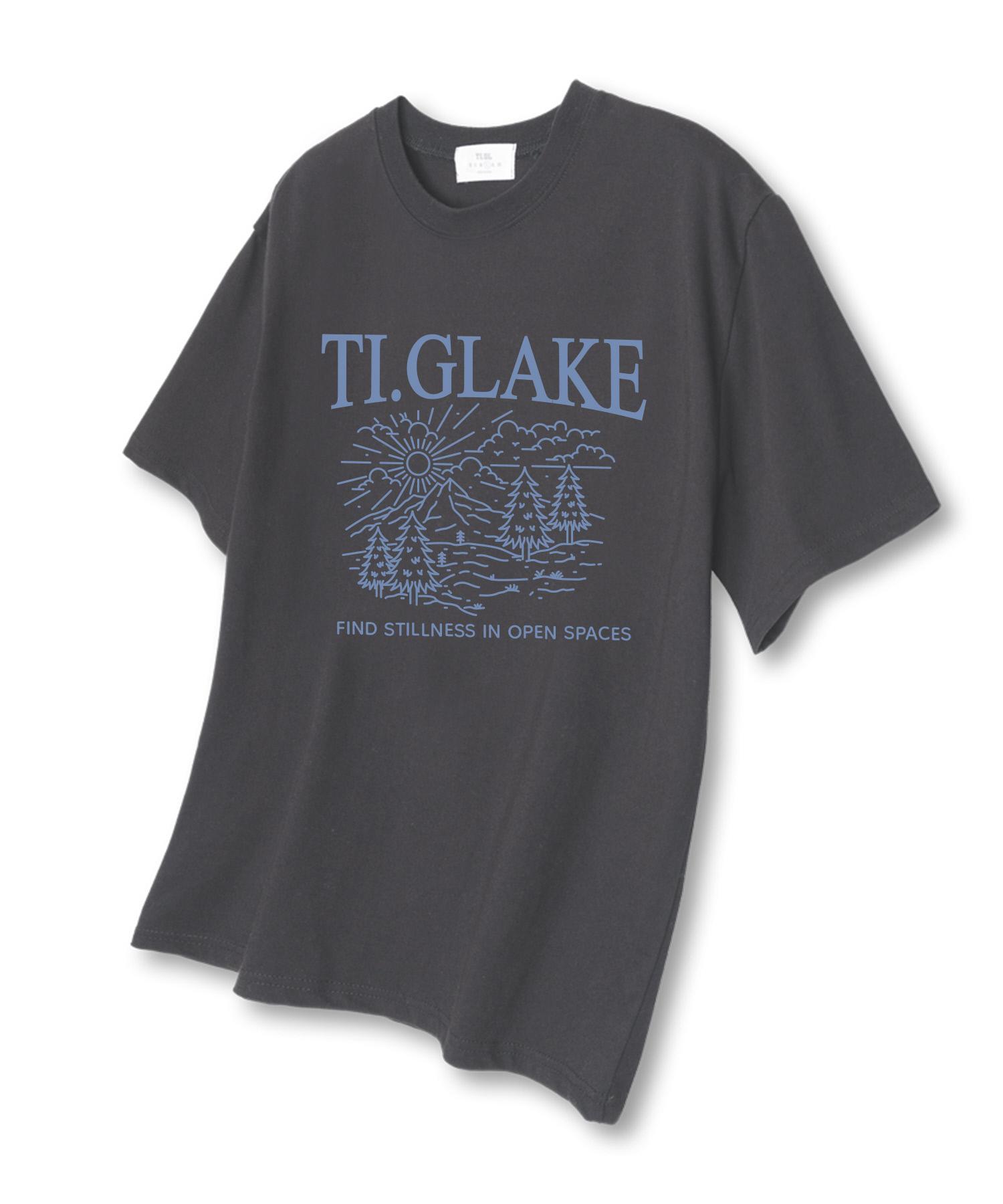Футболка с коротким рукавом Tee Glake Open Space Темно-серая Xl