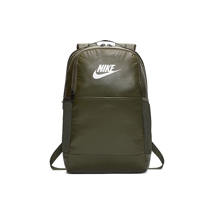 Nike Large Capacity Sports Polyester Backpack Medium Unisex Backpacks Army-Green BA6124-325 Medium