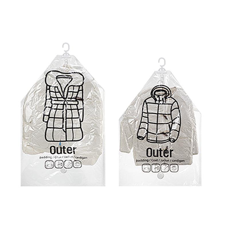 Hanging Vacuum Compression Storage Bag for Jackets - Thickened Organizer