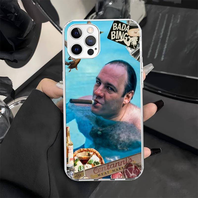 The Sopranos TV Series Phone Case for iPhone 13 12 Mini 11 Pro X XS Max XR 7 Plus 8 SE 6 6S 5 5S Soft Silicone Fundas Cover
