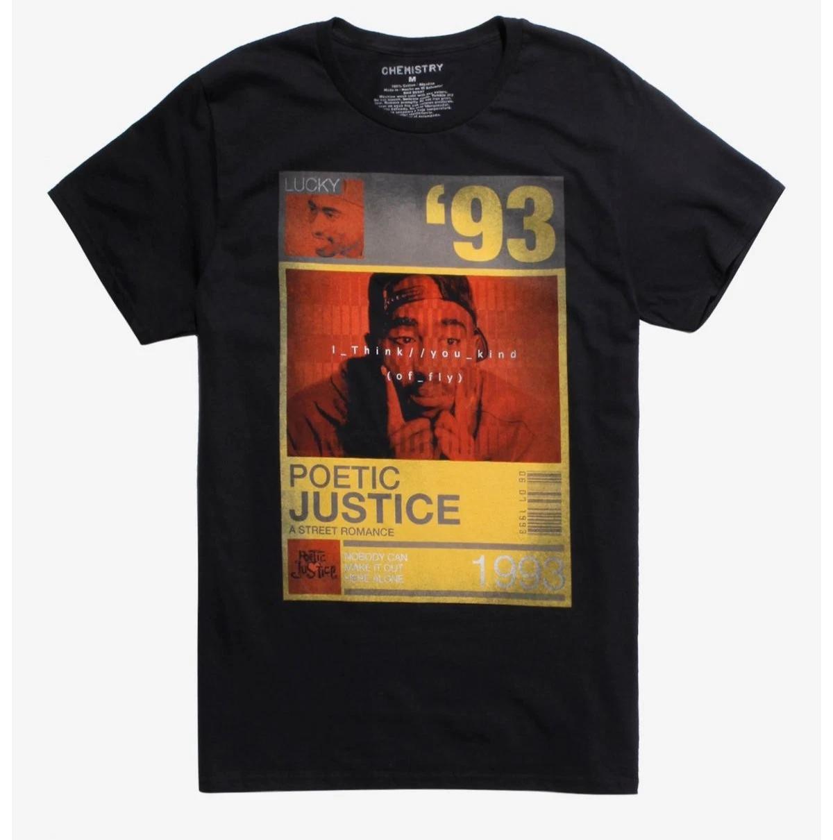 Poetic Justice Tupac Poster T-Shirt New XXL
