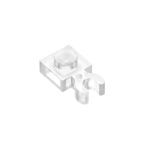 10Pcs 60897/4085 Parts Plate Special 1x1 with Clip Vertical [Thick Open O Clip] Building Blocks 100% Compatible DIY Bricks Toy