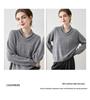 Lekasha 100% Pure Cashmere Knitted Sweater - Drop Shoulder, Hollow Out Design, Solid Color, Perfect Autumn & Winter Base Layer