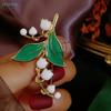 Pastoral Style Lily Of The Valley Brooch And Lily Flower Brooch