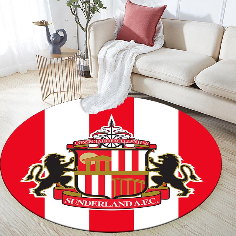 Sunderland Round Area Rug Under Office Chairs Bedroom Living Room Home Decor