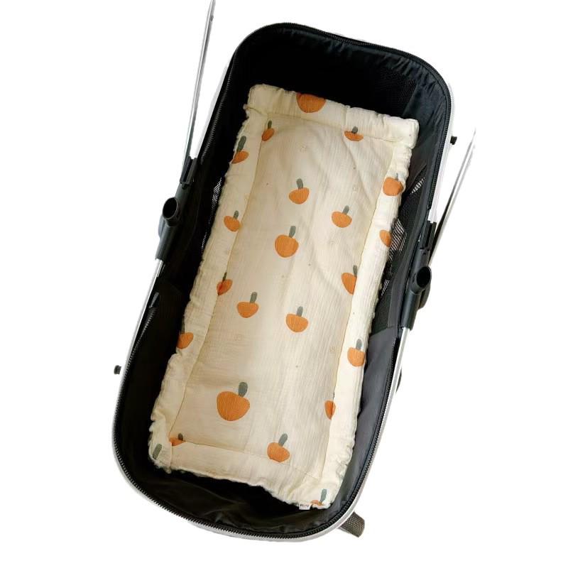 Soft Cotton Velvet Baby Stroller Seat Cushion for Autumn & Winter