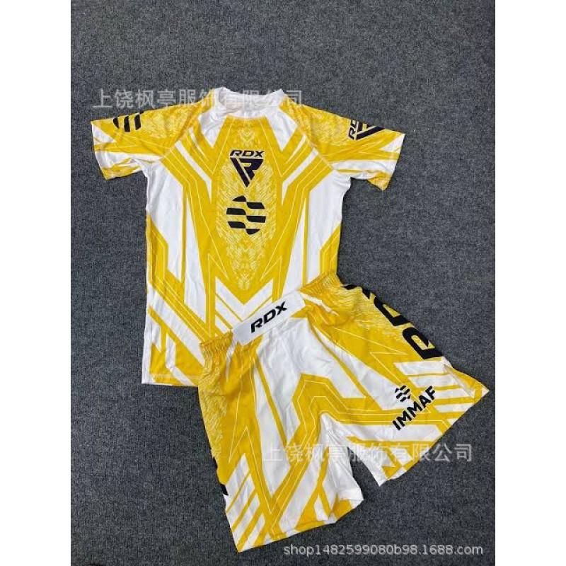 RDX Brottning Kulturell Sport Kortärmad T-shirt Set Tonårspojkar Vardaglig Atletisk Klädsel