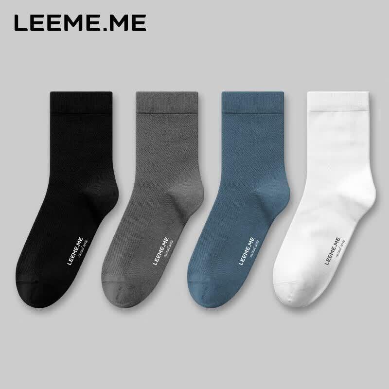 Limi Men s Anti-Odor Breathable Mid-Calf Socks One Size