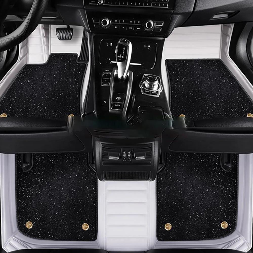 For Landrover Range Rover Velar Auto Double layer 5D Custom Car Floor Mats Carpets Foot liners car Accessories voiture
