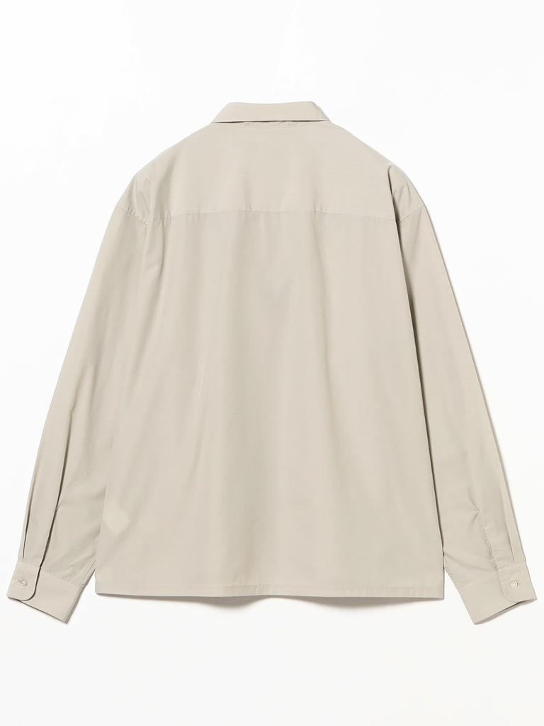 B:MING LIFE STORE by BEAMS Men's IVORY Polyester Cotton Short Shirt