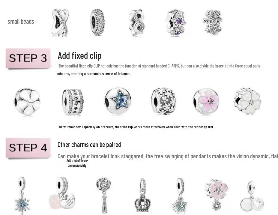 Weißkupfer Versilbert Herz & Mickey/Minnie Anhänger Armreif