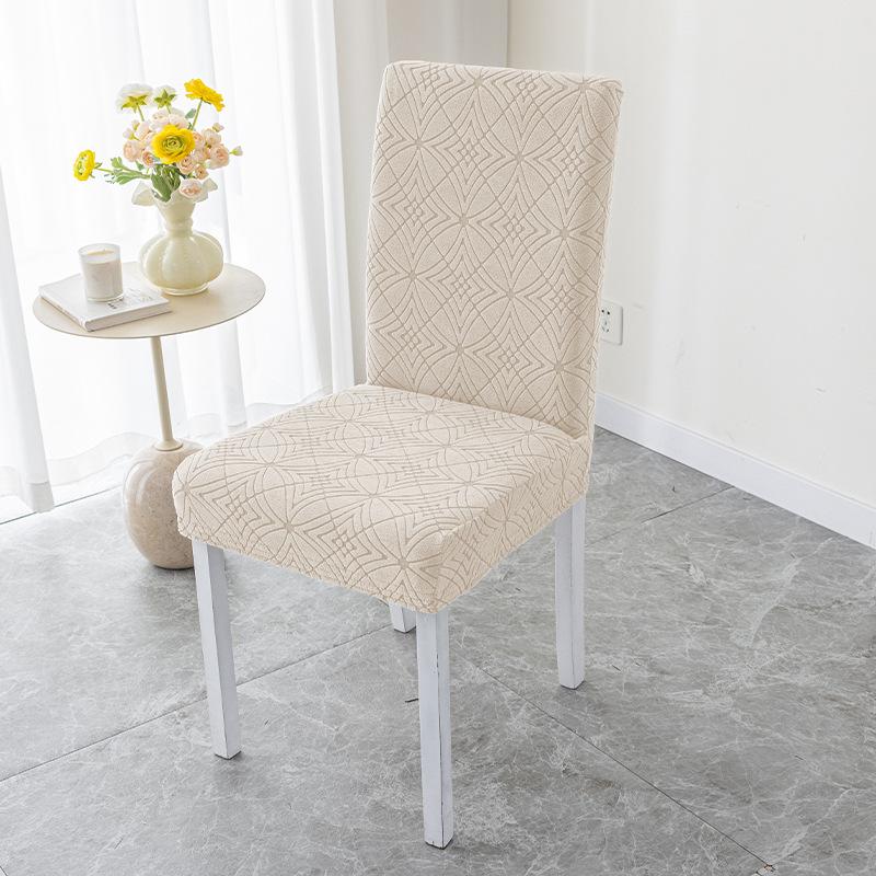 Straight Back Chair Cover Simple Thickened Universal Chair Set Dining Table Chair Cover Chair Cushion Set Hotel Solid Wood Stool Set