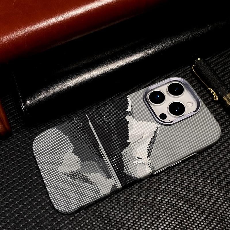 Starry Sky Suitable for IPhone16promax Kevlar Carbon Fiber Magnetic Apple 15 Skin Feeling Protective Cover 14