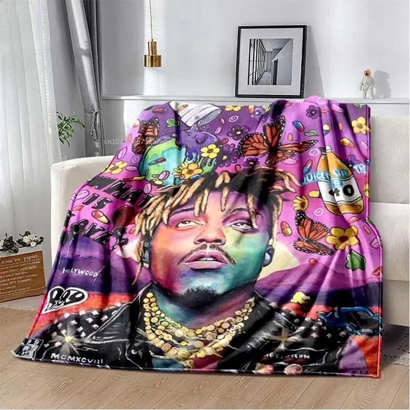 Album Rapper J-juice W-Wrld 999 Blanket 3D Flannel Blanket Soft Throw Art For Home Decor Bedroom Sofa Naps Picnic Gifts Present