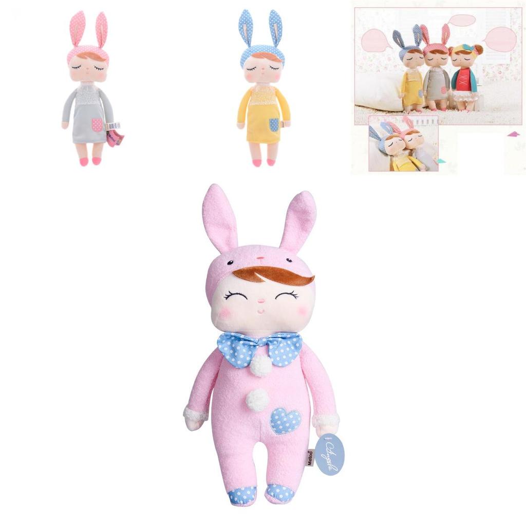 Metoo Angela Plush Toy Bunny Soft Stuffed Doll Perfect Gift For Kids And Home Decorations