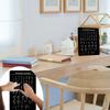 Anfänger-Braille-Tafel mit erhabenen Punkten Buchstaben Zahlen & Satzzeichen Braille-Lernen Fingerbrett für blindes Kind Erwachsenen