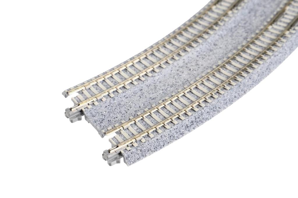 KATO N gauge double track approach track 1 piece each for left and right Model railroad supplies R315/282-22.5° 20-184