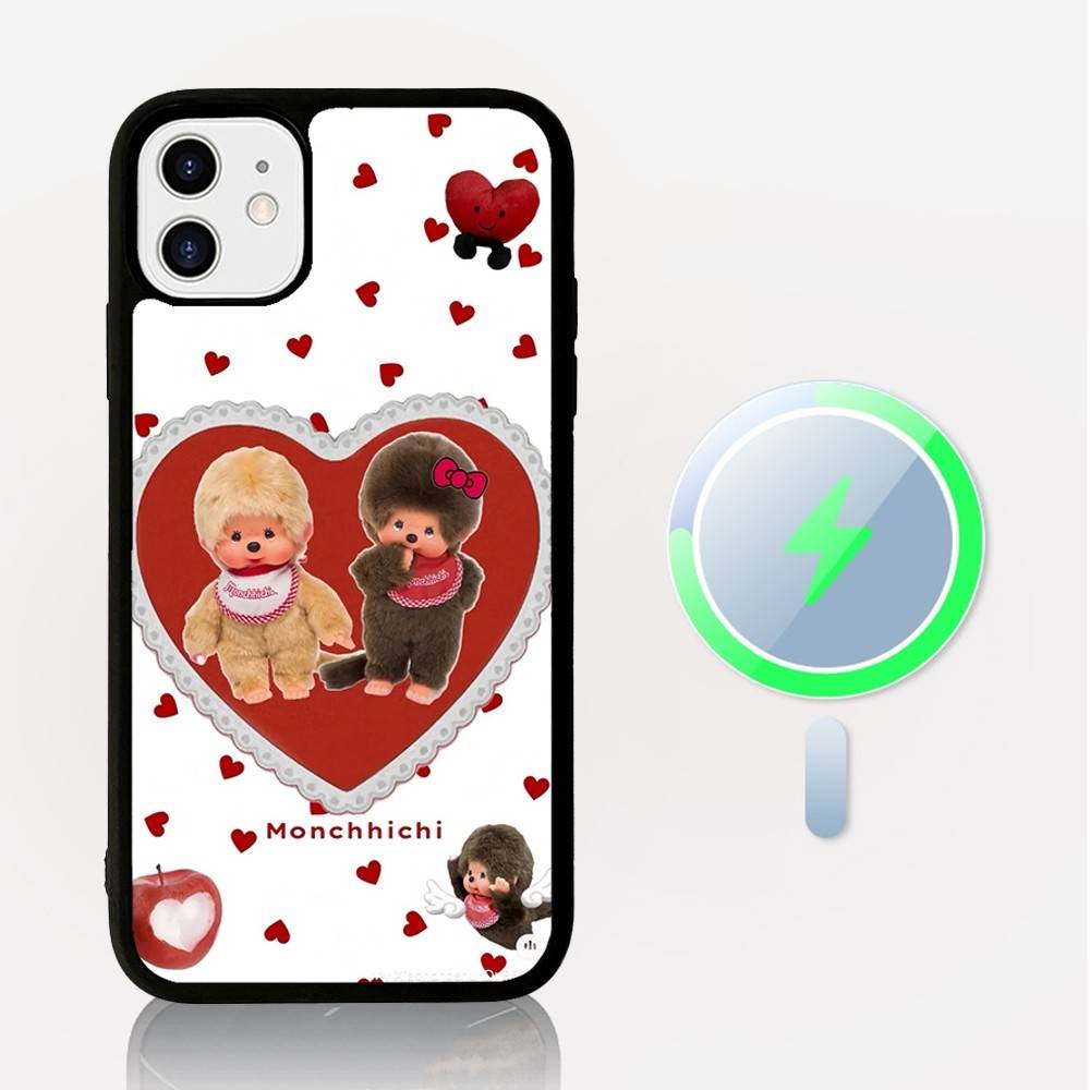 

Cute M-monchhichis-s For Magsafe Magnetic Phone Case Cover For iPhone 11 12 13 14 15 16 17 Pro Max Plus iPhone 17 Pro