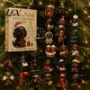 Christmas Tree Hanging Decoration 2026 Dachshund Advent Calendar with 24 Unique 2D Acrylic Ornaments, Festive Novelty Dog Gifts Countdown Box