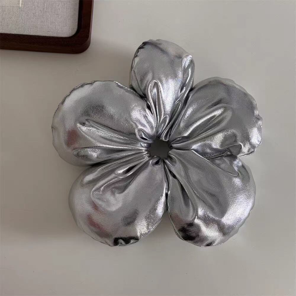 Women's Scrunchies Flower Hair Ties Three Dimensional Bread Hair Ties Large Intestine Fashion Hair Accessories Headwear