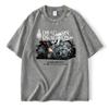 S-5XL 260gsm 100% Cotton Vintage Acid Wash T-Shirt Men or Women Streetwear T Shirt Brief Punk Tops Zomer
