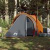 VidaXL Camping Tent 2 Person, Shade Tent with Carry Bag, Portable Awning with Sidewalls, Grey and 94341