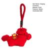 Year of The Horse Plush Keychain Cute Zodiac Animal Charm for Bag Purse Backpack Soft Stuffed Toy Lucky Gift for Friends Family