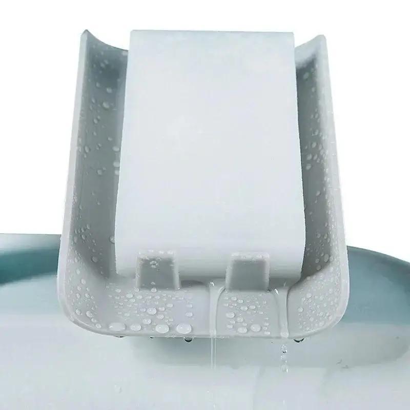 1 Pcs Multi Functional Bathroom Home Creative Vertical Geometric Soap Rack Ornaments Anti Slip Drainage Accessories Supplies