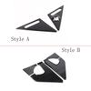 For Benz Smart 451 Fortwo 2009-2015 ABS Car Rearview Mirror Triangle Trim Panel A-pillar Antenna Decorative Sticker Accessories