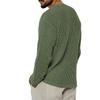 Men's V-neck Solid Color Long Sleeve Fashion Knitted Sweater