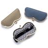 Elegant Sunglasses Storage Bag Portable Kiss Buckle Case Leather Glasses Case  Women's Accessories