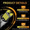 2/4/8 PCS P21W Ba15s 1156 1157 Bay15d LED Bulb Canbus 12V 24V 4014-45SMD 6500K White Car Turn Signal Backup Brake Parking LightsTurn Signal 2