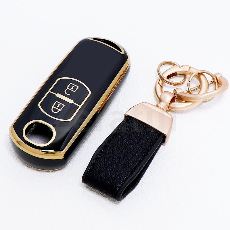 2 Buttons Tpu For Mazda 2 3 6 Axela Atenza Cx-5 Cx5 Cx-3 Cx-7 Cx8 Cx-9 Car Key Case Cover Shell Fob Holder Keyless Protector